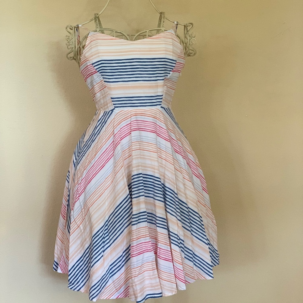 Old Navy thin strap stripe dress